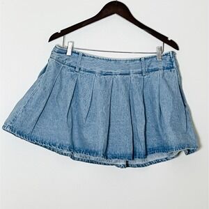 Denim Tennis Skirt Women's XL Mini‎ Summer Festival Western Cowgirl Tour
